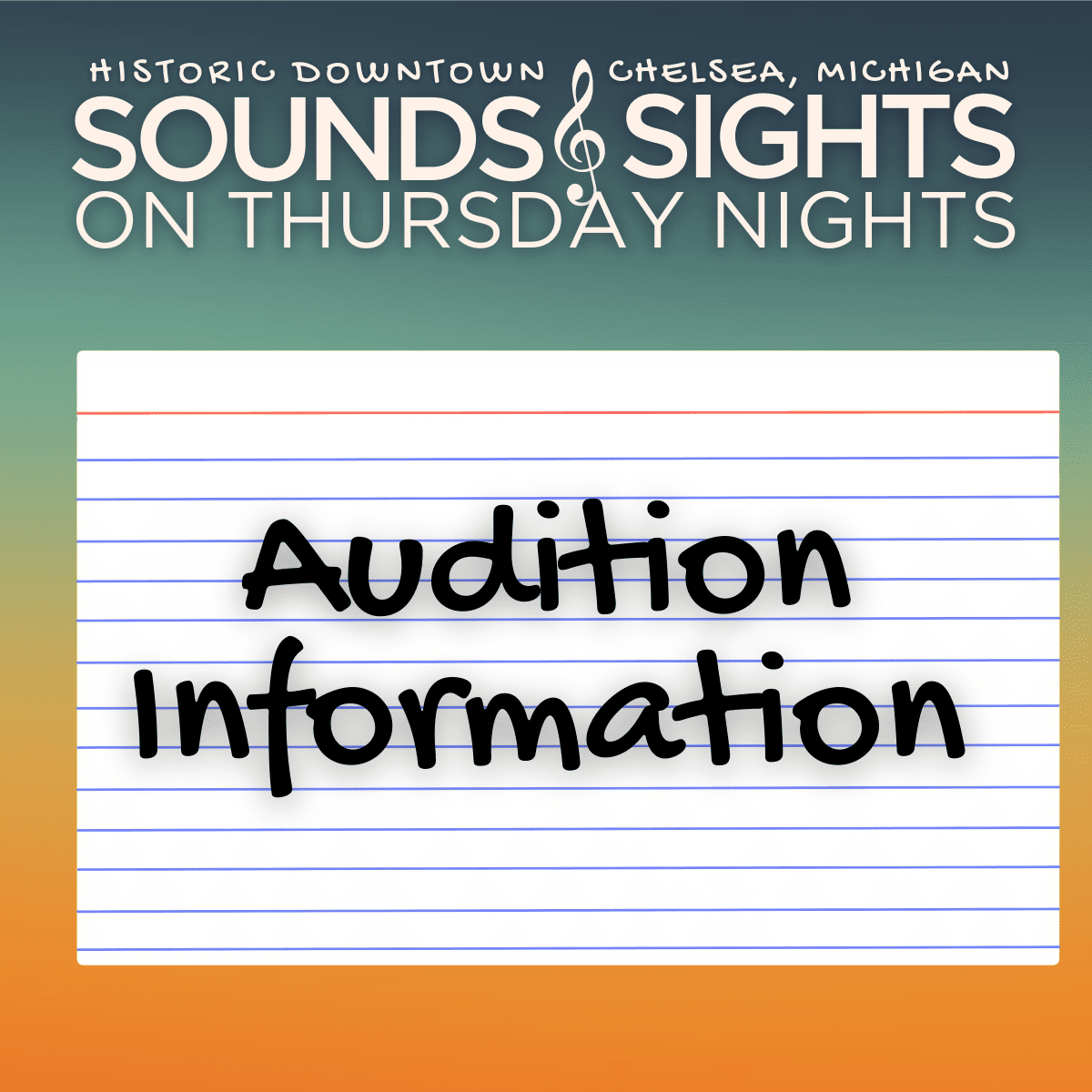 Audition Info